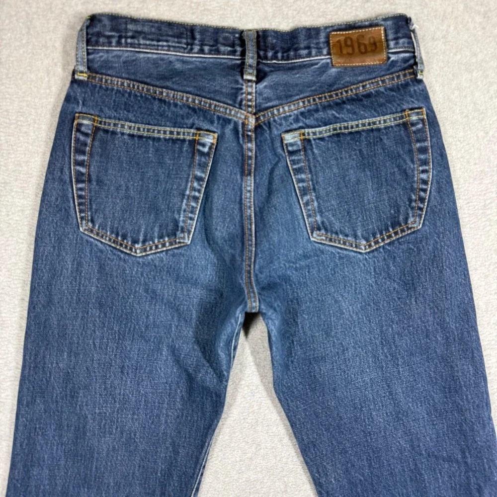 Gap 1969 Red Line Selvedge Jeans Mens 30x34 Made in Italy (28x32 Actual)